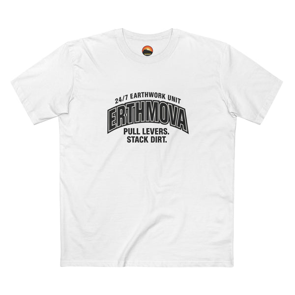 ERTHMOVA 24/7 Earthwork Unit T-shirt – Premium Heavy Equipment Operator Apparel
