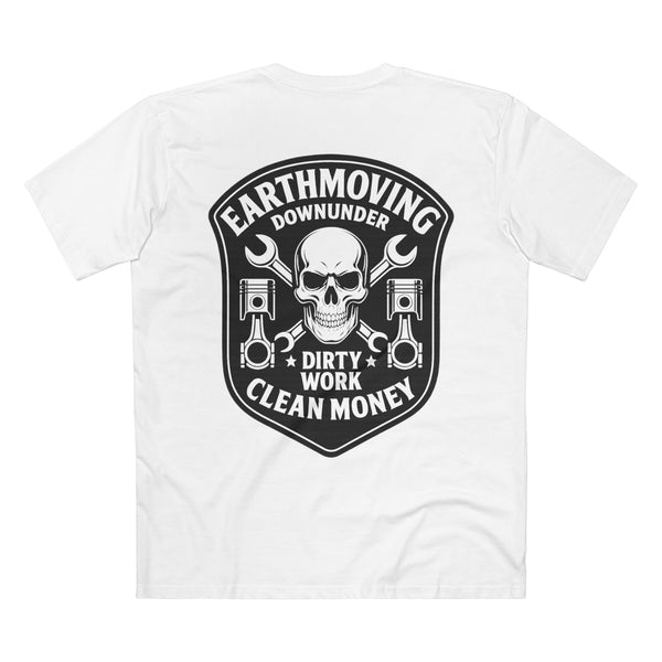 "Dirty Work Clean Money" Heavy Diesel Crew T-Shirt – Earthmoving Downunder