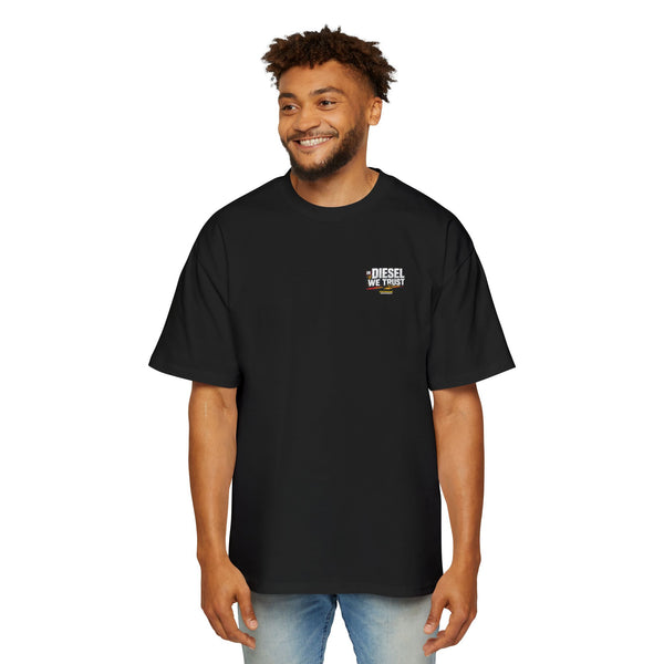 "In Diesel We Trust" Oversized T-Shirt – Heavy Equipment Diesel Apparel