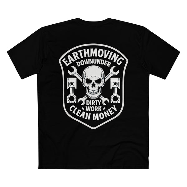"Dirty Work Clean Money" Heavy Diesel Crew T-Shirt – Earthmoving Downunder