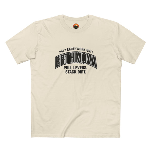 ERTHMOVA 24/7 Earthwork Unit T-shirt  – Premium Heavy Equipment Operator Apparel