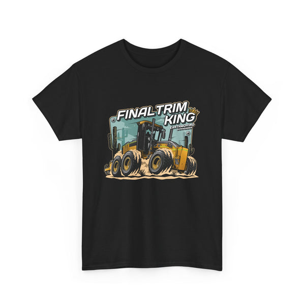 "Final Trim King - Deere Grader "BASIC" Tee – Heavy Equipment Apparel T-Shirt