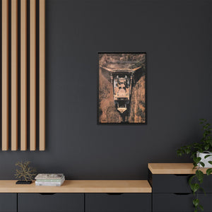 “Above the Blade” D10 Bulldozer Wooden Framed Canvas - Heavy Equipment Wall Art