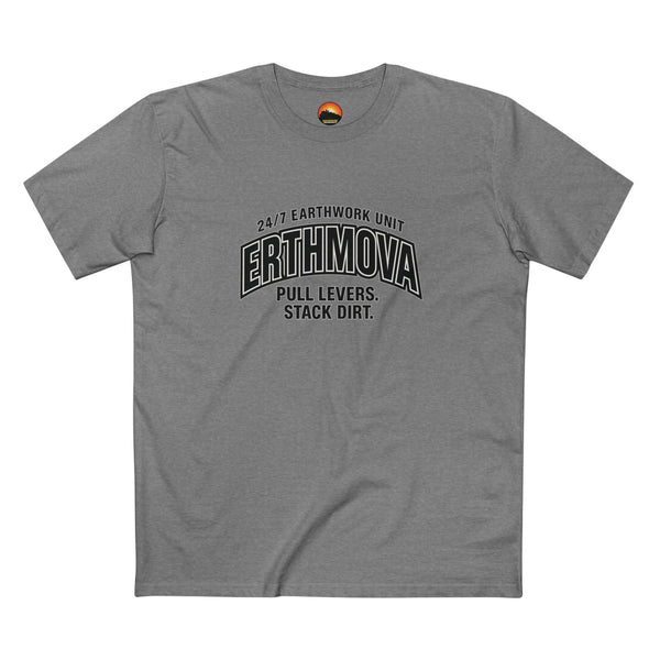 ERTHMOVA 24/7 Earthwork Unit T-shirt  – Premium Heavy Equipment Operator Apparel
