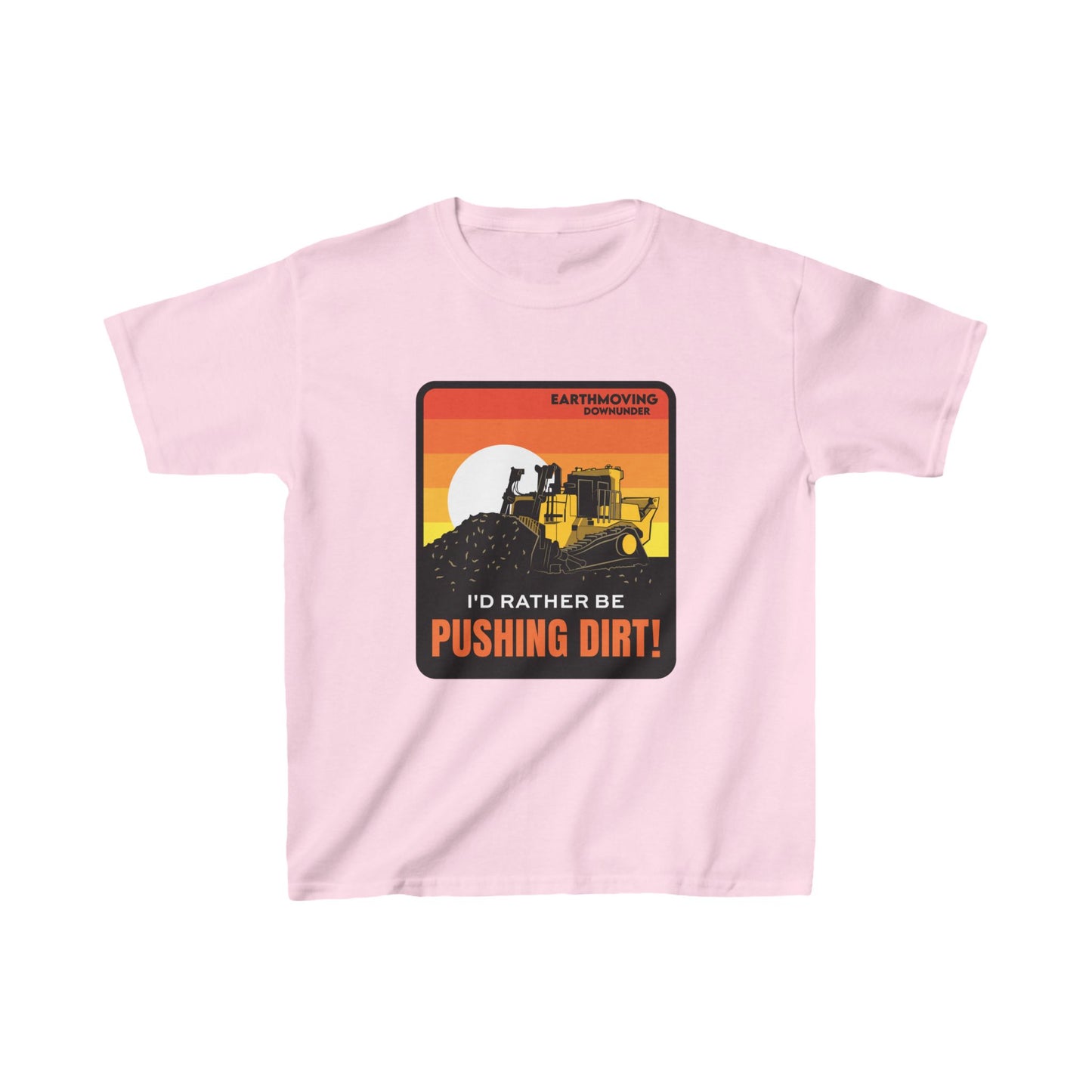 Rather Be Pushing Dirt! - Kids T-Shirt