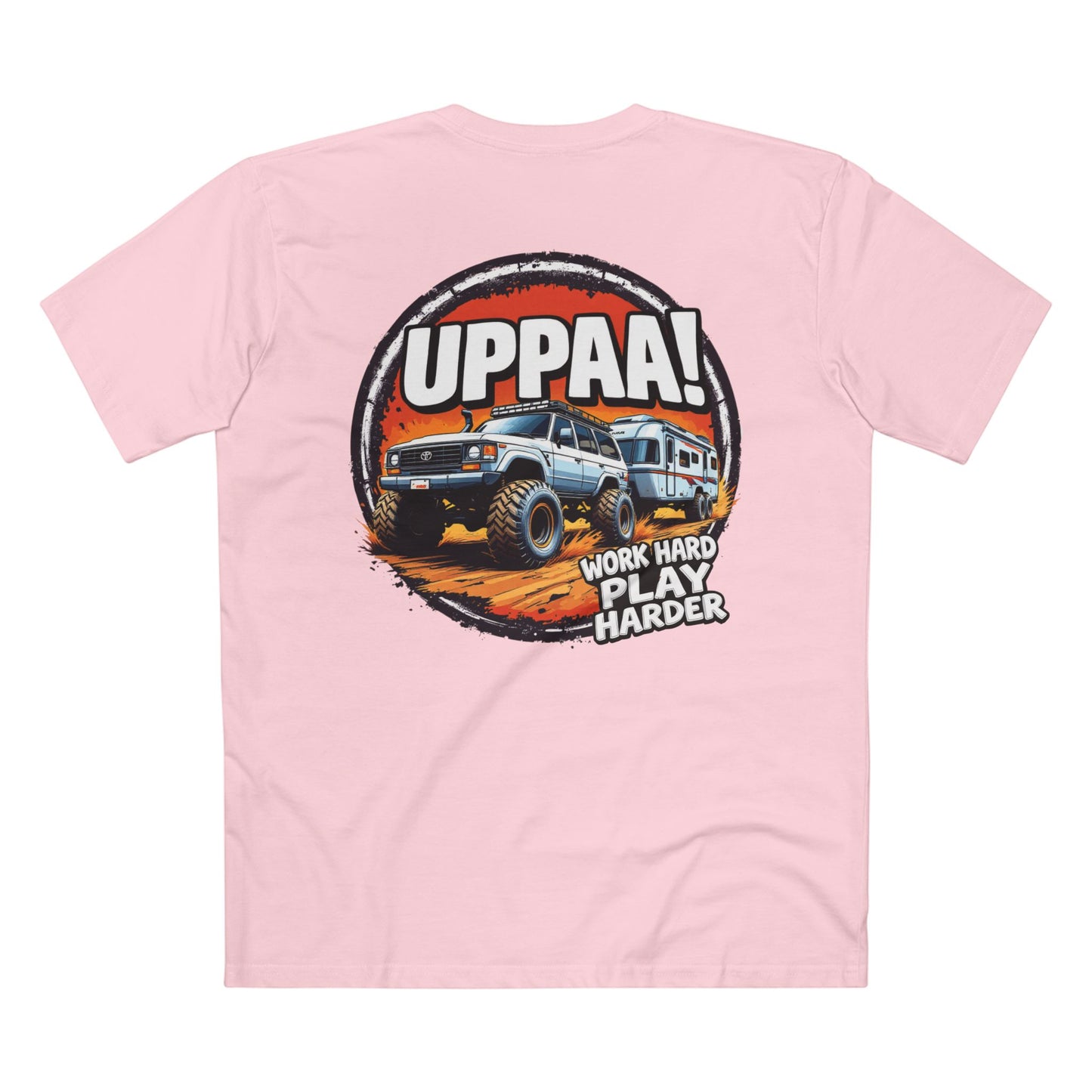 "Work Hard, Play Harder – UPPAA! Toyota Adventure T-Shirt"