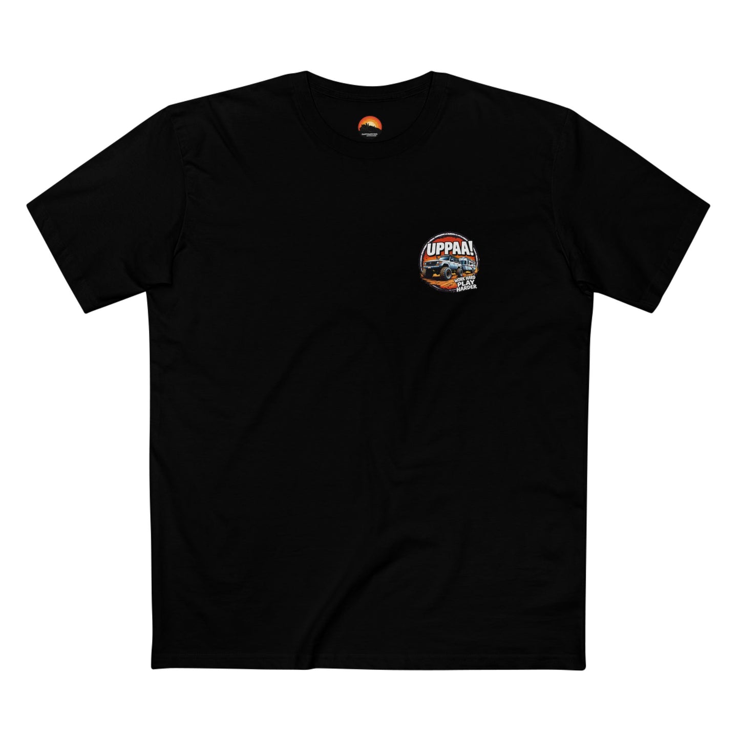 "Work Hard, Play Harder – UPPAA! Toyota Adventure T-Shirt"