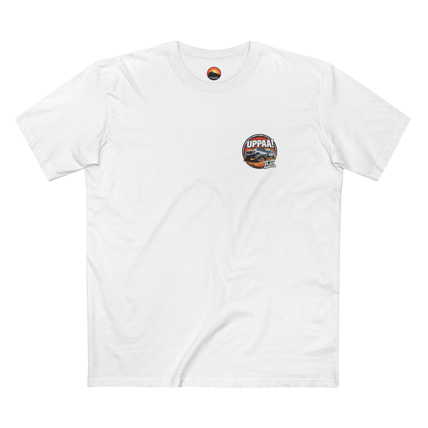 "Work Hard, Play Harder – UPPAA! Toyota Adventure T-Shirt"