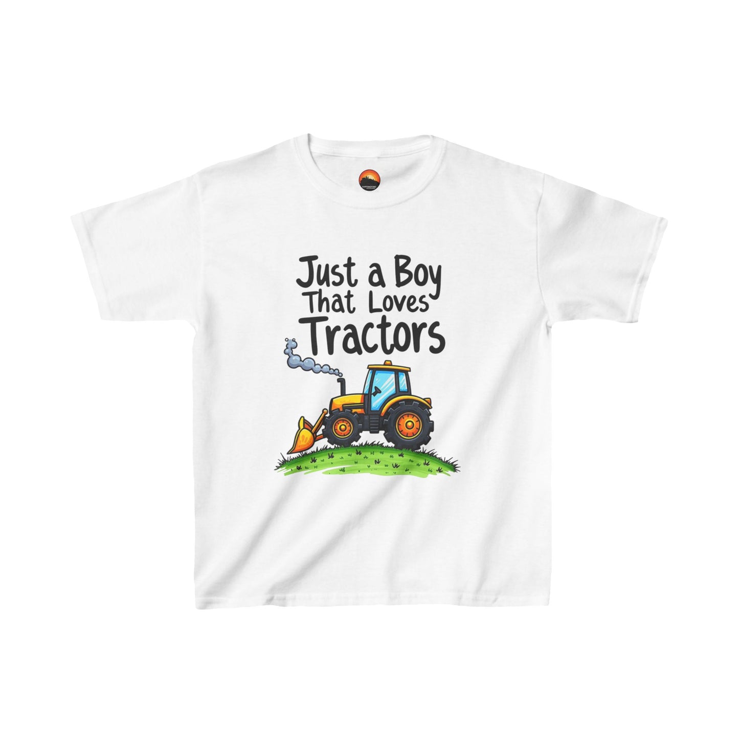 🚜 "Just a Boy That Loves Tractors" Kids T-Shirt 🚜