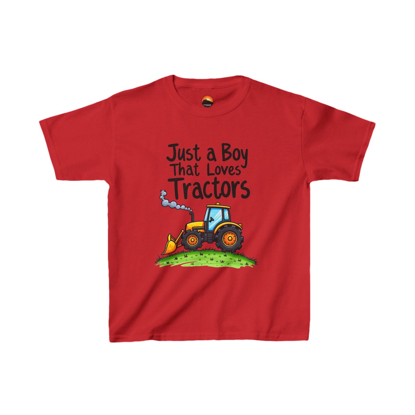 🚜 "Just a Boy That Loves Tractors" Kids T-Shirt 🚜