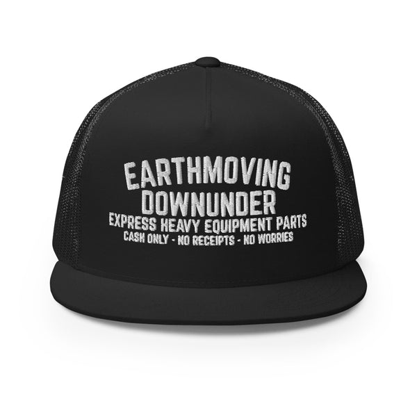Express Heavy Equipment Parts Snapback – Black Trucker Hat