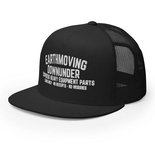 Express Heavy Equipment Parts Snapback – Black Trucker Hat
