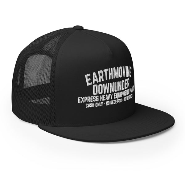 Express Heavy Equipment Parts Snapback – Black Trucker Hat