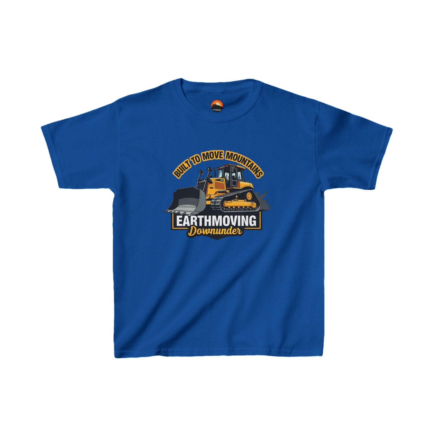 "Built to Move Mountains" Kids' Bulldozer T-Shirt