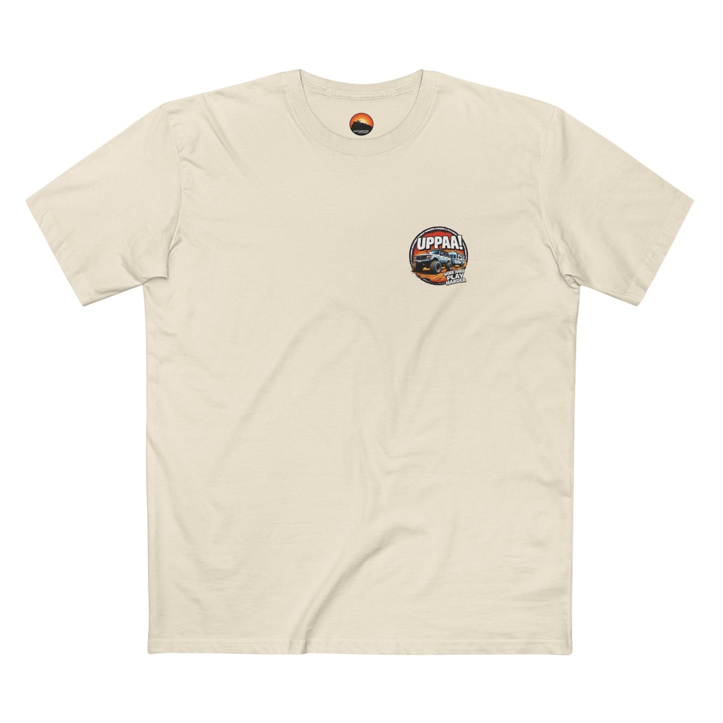 "Work Hard, Play Harder – UPPAA! Toyota Adventure T-Shirt"