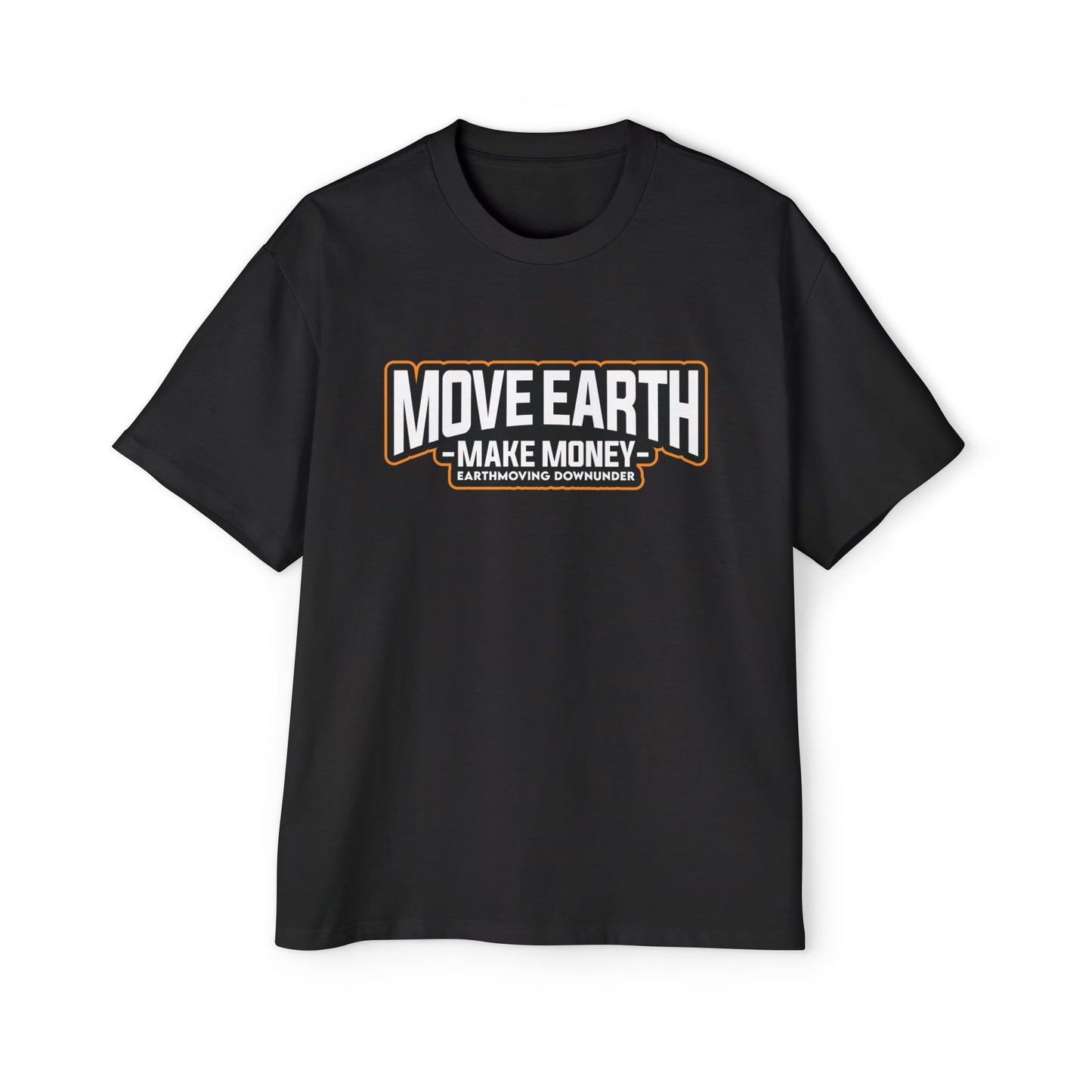 💪 Oversized Tee – "Move Earth, Make Money" 🌍💵