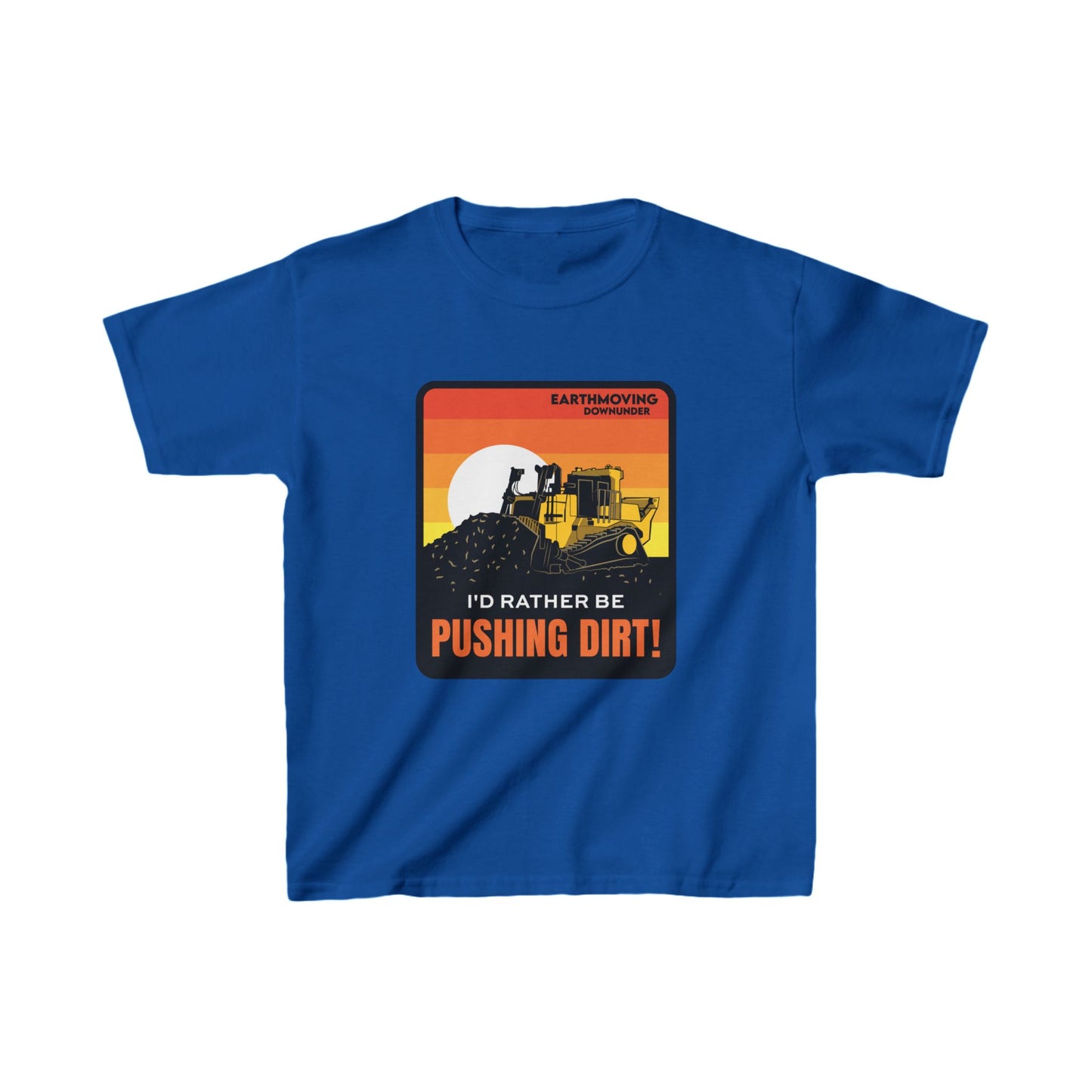 Rather Be Pushing Dirt! - Kids T-Shirt