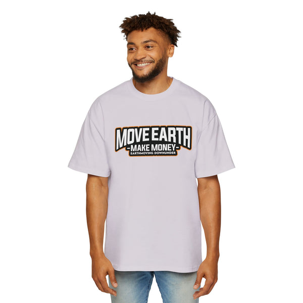 "Move Earth, Make Money" Oversized T-Shirt – Heavy Equipment Lifestyle Apparel