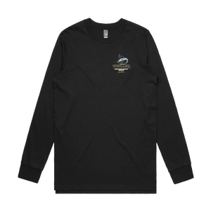 Black front flat lay