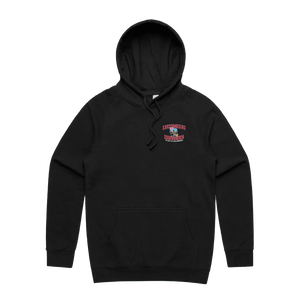Black front flat lay