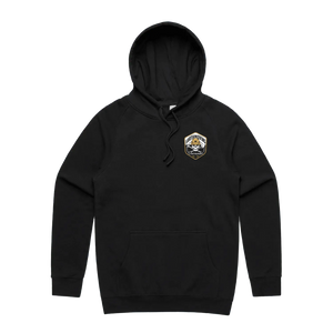 Black front flat lay