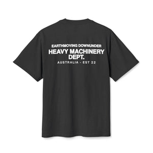 Heavy Machinery Dept. Oversized T-Shirt | Vintage Wash Boxy Fit Streetwear