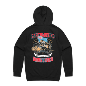 We Built The Land Downunder Aussie Pride Hoodie | Premium Australian Earthmoving Hoodie