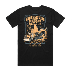 EDMU Heritage T-Shirt EST QLD | Premium Australian Earthmoving Apparel