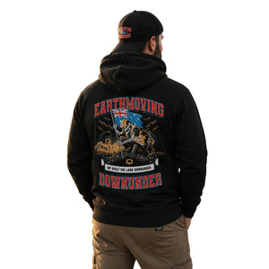 We Built The Land Downunder Aussie Pride Hoodie | Premium Australian Earthmoving Hoodie