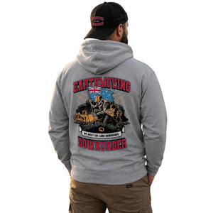 We Built The Land Downunder Aussie Pride Hoodie | Premium Australian Earthmoving Hoodie
