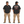 Earthmoving Downunder Heavy Machinery Department eagle tee, heavy faded black front back apparel mockup.