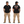 Earthmoving Downunder Heavy Machinery Department eagle tee in Regular Fit Black, front and back model views.