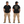 Heavy Machinery Dept tee — Regular Fit black — full-body front and back views with updated Heavy Iron Filming Co chest placement