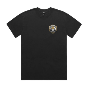 Faded Black front flat lay
