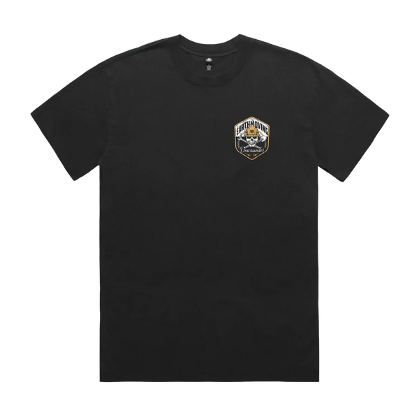 Faded Black front flat lay