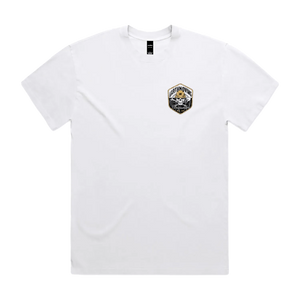 Faded White front flat lay