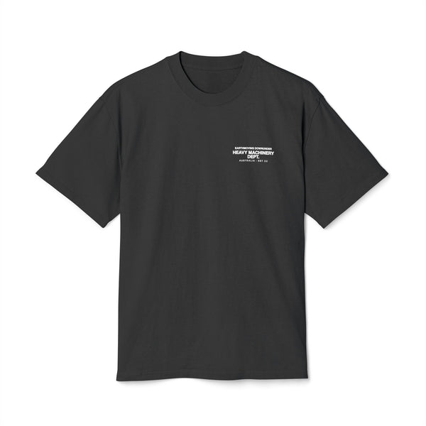 Heavy Machinery Dept. Oversized T-Shirt | Vintage Wash Boxy Fit Streetwear