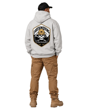 EMDU Skull Logo Hoodie "BASIC FIT" Built for Site Legends