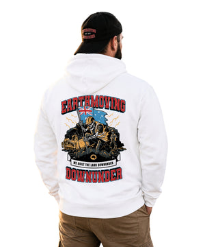 We Built The Land Downunder Aussie Pride Hoodie | Premium Australian Earthmoving Hoodie