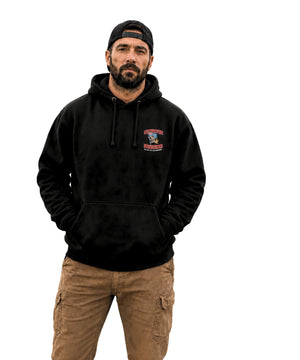 WE BUILT THE LAND DOWNUNDER AUSSIE PRIDE OVERSIZED HEAVY HOODIE