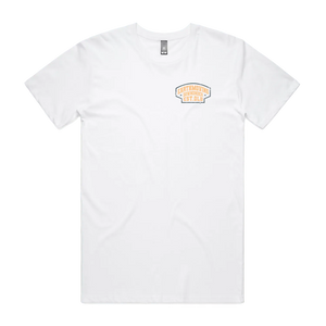 White front flat lay