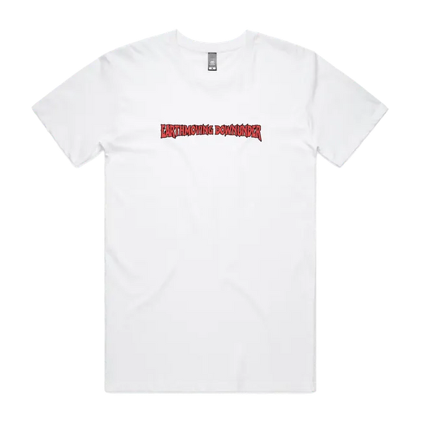 Support Your Local Earthmover - PREMIUM T-SHIRT FOR HEAVY EQUIPMENT RAT FINK STYLE