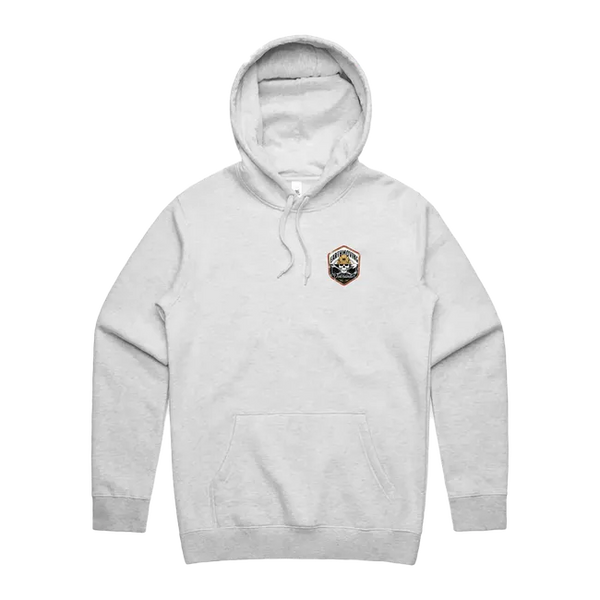 Support Your Local Earthmover Hoodie - Premium Operator Apparel Rat Fink Style