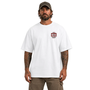 Fueled on Diesel, Poor Decisions & Bad Habits Oversized Vintage STYLE T-Shirt