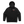Earthmoving Downunder Wedge-tailed Eagle Oversize Hoodie in black — front chest wordmark