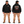 Earthmoving Downunder Wedge-tailed Eagle Oversize Hoodie in black — front and back model mockup, left sleeve reads shoulder to cuff