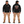 Earthmoving Downunder Wedge-tailed Eagle Premium Hoodie in black — front and back model mockup, left sleeve reads shoulder to cuff