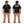 Express Heavy Equipment Parts Tee — Oversize Fit Black, front and back model mockup
