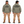 Express Heavy Equipment Parts Oversize Hoodie in Sage with black ink — front and back model mockup