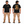 EMDU EST. QLD Heritage Tee — Premium Fit Black, front and back model mockup